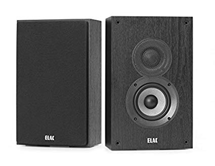 ELAC Debut 2.0 OW4.2 On-Wall Speakers, Black (Pair)