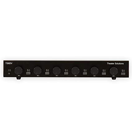 Theater Solutions TS6DV Six Zone Dual Source Selector with Volume Controls
